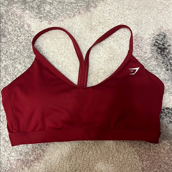 Gymshark Deep Red Sports Bra size M - Picture 1 of 4